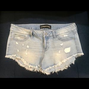 Cropped Jean Shorts